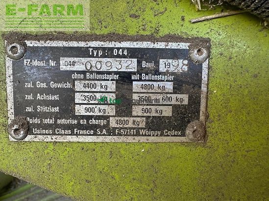 Empacadora gigant - Claas - quadrant 1150