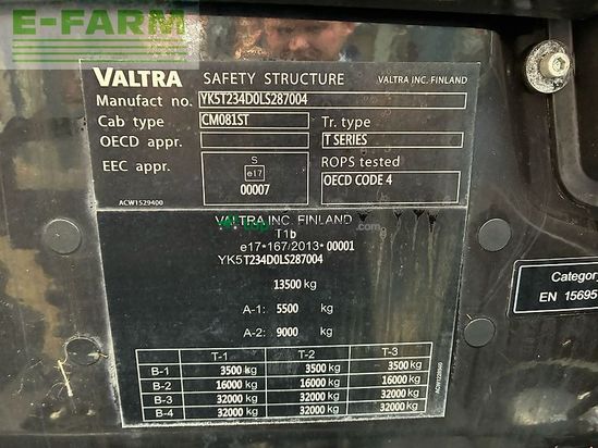 Tractor agrícola - Valtra - t234