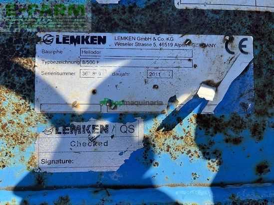 Grada de disco - Lemken - heliodor 8/500 k mit neuen scheiben !!!
