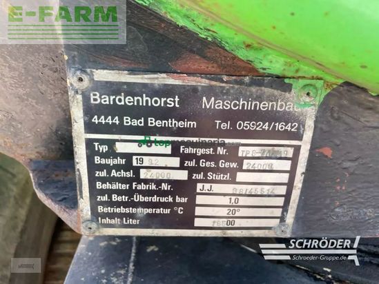 Equipamiento / accesorio -  - gülletransportwagen 18500 l | defekt