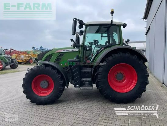 Tractor agrícola - Fendt - 724 vario s4 profi plus