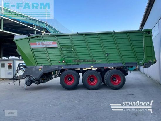 Remolqu agrícola - Fendt - tigo 90 xr