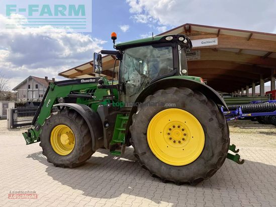 Tractor agrícola - John Deere - 6215 r mit frontlader