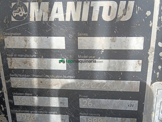 Carretillas industrial MANITOU MC18.2 D