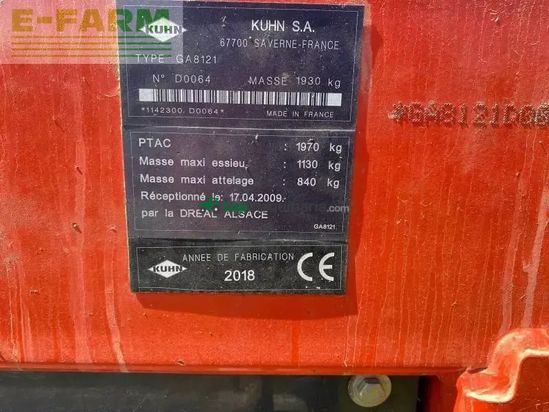 Rastrillo - Kuhn - ga 8121