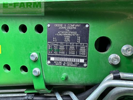 Tractor agrícola - John Deere - 6r215 *garantieverlängerung*