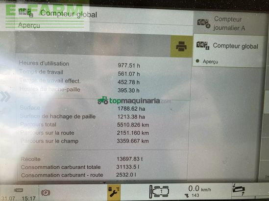 Cosechadora de Cereal - Claas - lexion 7500 tt