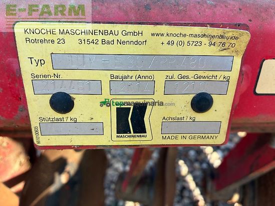 Grada de disco - Knoche - dim-e30