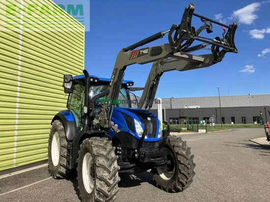 Tractor agrícola - New Holland - t6.145 deluxe ec + t412 EC Deluxe