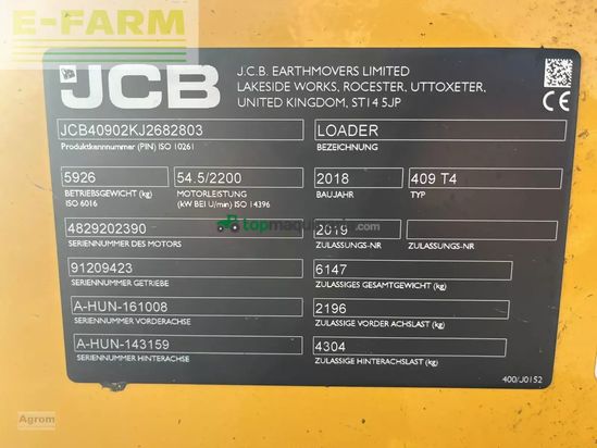Minicargadora - JCB - 409