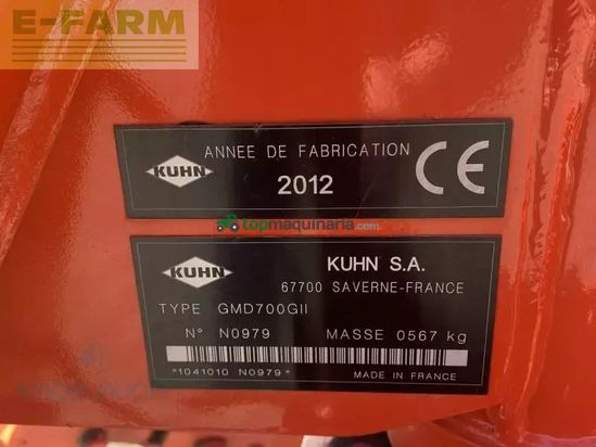 Cortacésped manual - Kuhn - gmd 700 g ii