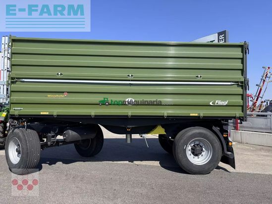 Remolqu agrícola - Fliegl - 18t kipper dk 180 maxum fox