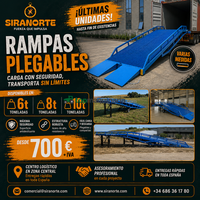 OFERTA – RAMPAS PLEGABLES | Desde 700€ + IVA