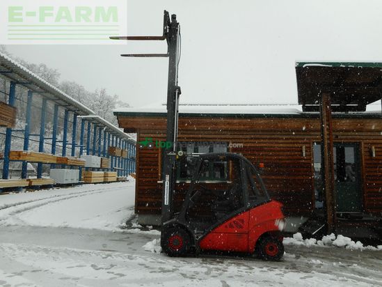 Elevadora - Linde - h30d-02 evo triplex 4,65m + ss