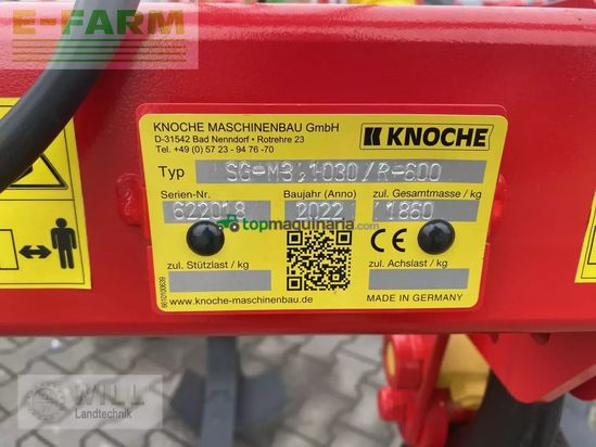 Cultivador - Knoche - sg-m 3 1030