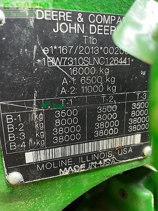 Tractor agrícola - John Deere - 7r310 e23