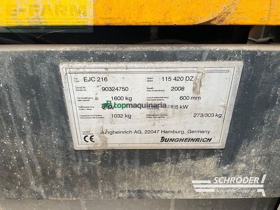 Elevadora - Jungheinrich - ejc 216 hochhubwagen / ameise