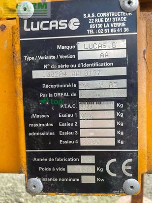 Remolqu esparcidor - Lucas - mélangeuse spirmix 140 lucas