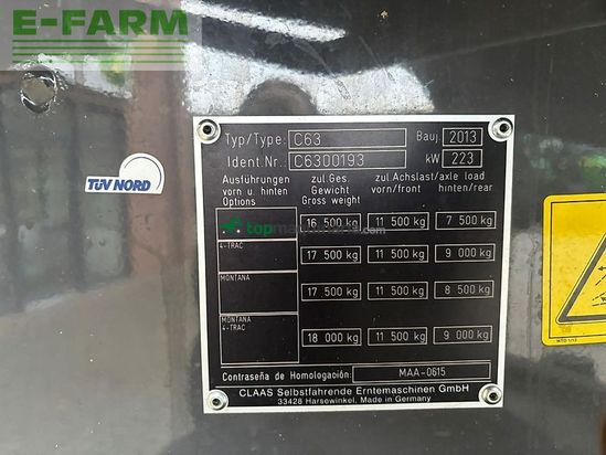 Cosechadora de Cereal - Claas - lexion 620