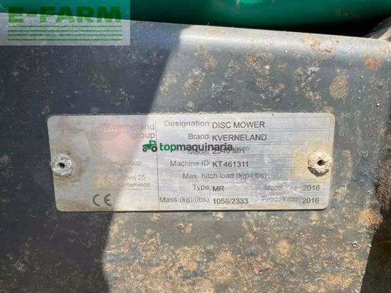 Cortacésped manual - Kverneland - 2540mh profit