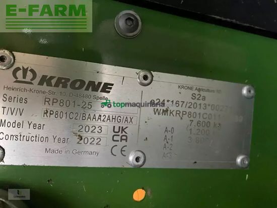 Empacadora gigant - Krone - comprima cf 155 xc plus