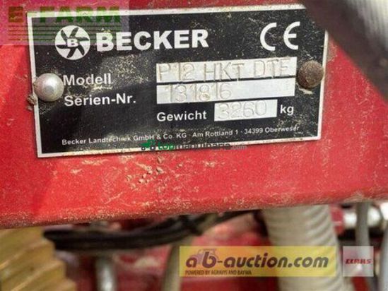Sembradora monograno mecanica - Becker - aeromat p12 hkt dte fronttank