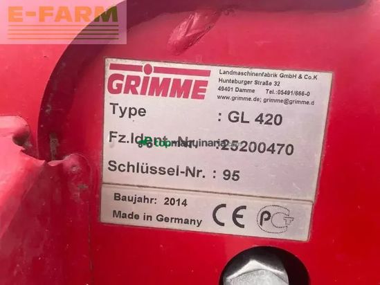 Cosechadora - arrancadora de patata - Grimme - gl420