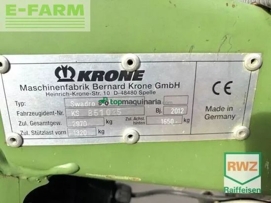 Rastrillo - Krone - swadro 907