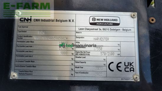 Cosechadora de Cereal - New Holland - fr 780 (stage v)