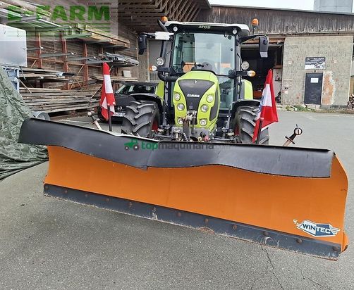 Tractor agrícola - Claas - atos 330 mit schneeschild/streuer
