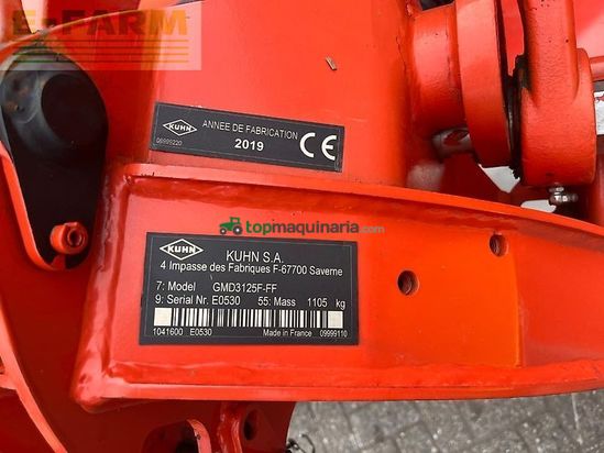 Cortacésped manual - Kuhn - gmd 3125f