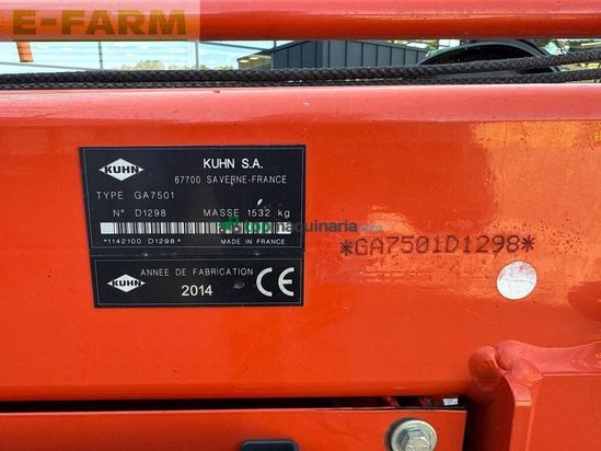 Henificador - Kuhn - ga 7501