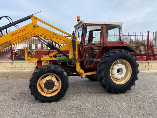 Tractor agrícola - Fiat / Fiatagri - 80-66 con pala Tenias 