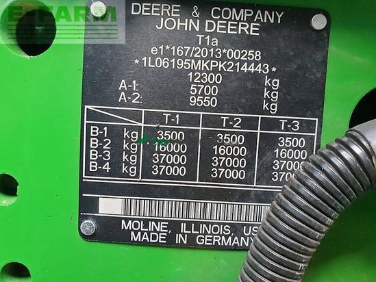 Tractor agrícola - John Deere - 6195m **mietrückläufer**