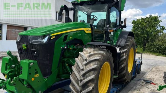 Tractor agrícola - John Deere - 8r 370 med frontlift