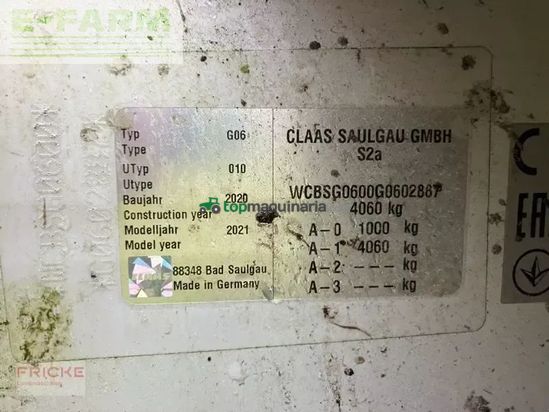 Rastrillo - Claas - liner 3600