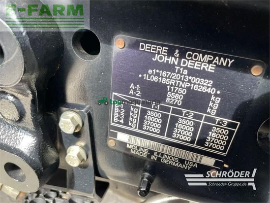 Tractor agrícola - John Deere - 6r185