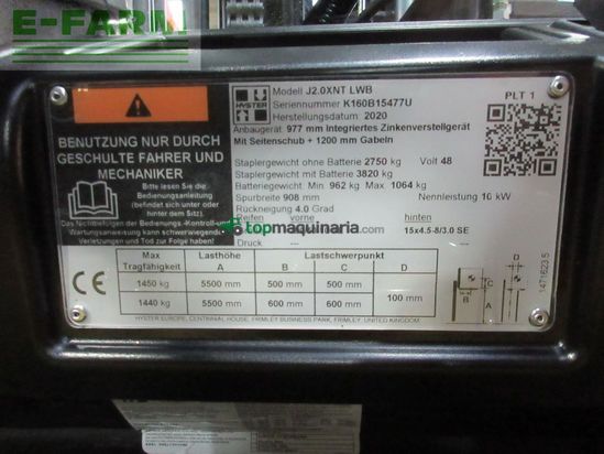 Elevadora - Hyster - j 2.0xnt