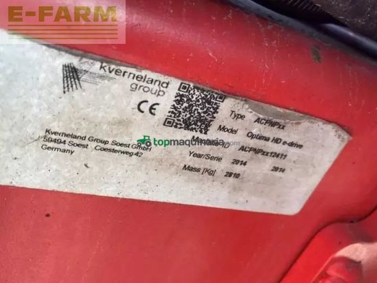 Sembradora monograno mecanica - Kverneland - 8 rk