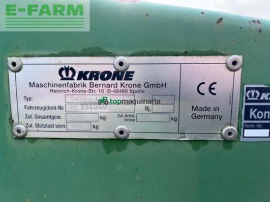 Henificador - Krone - swadro 1400