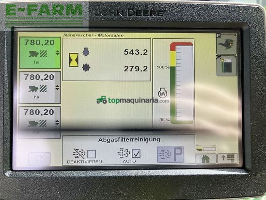 Cosechadora de Cereal - John Deere - t 550i + 725x + tw