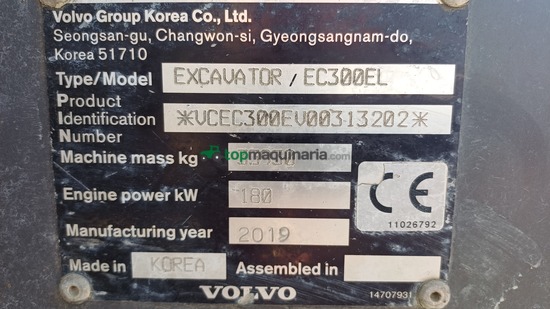 Excavadora VOLVO  EC300EL
