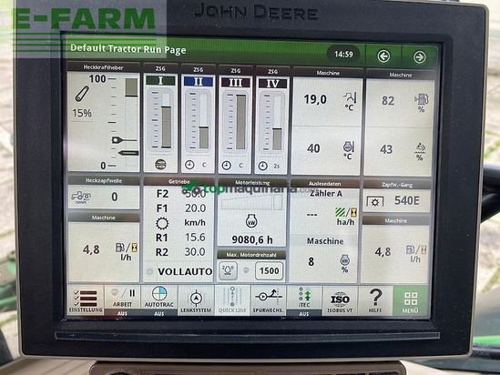 Tractor agrícola - John Deere - 6215r autopowr frontzapfwelle