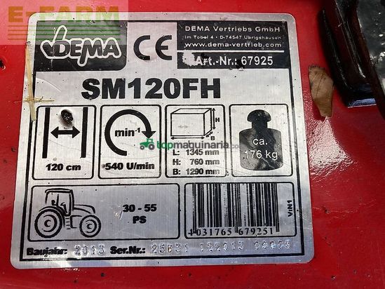 Cortacésped manual - Dema - sm 120fh