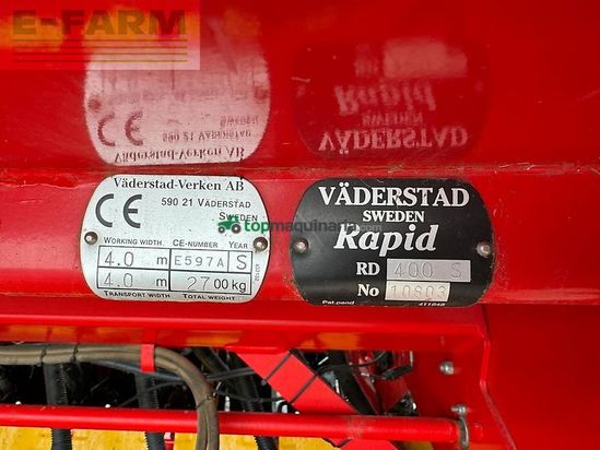Sembradora - Väderstad - rapid 400s