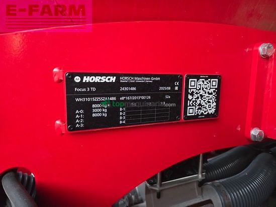 Sembradora - Horsch - focus 3 td