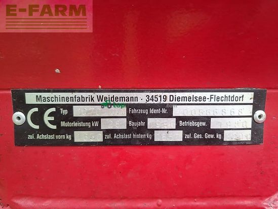 Minicargadora - Weidemann - 1070 d/m