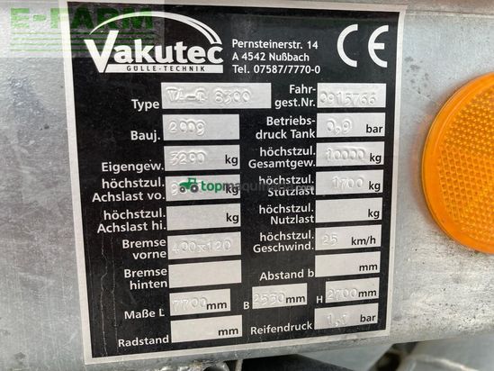 Cisterna - Vakutec - va-t 8300