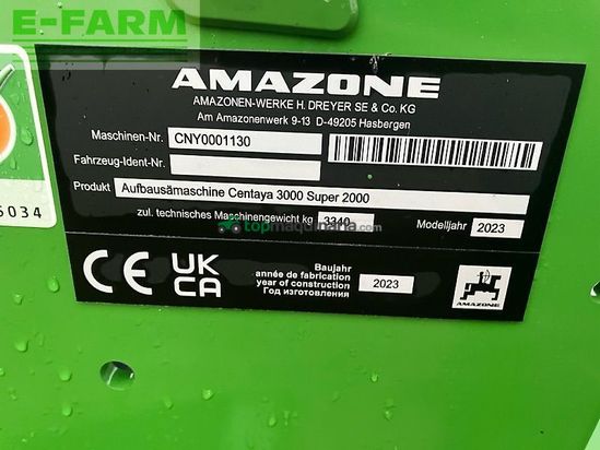Sembradora - Amazone - centaya 3000 super