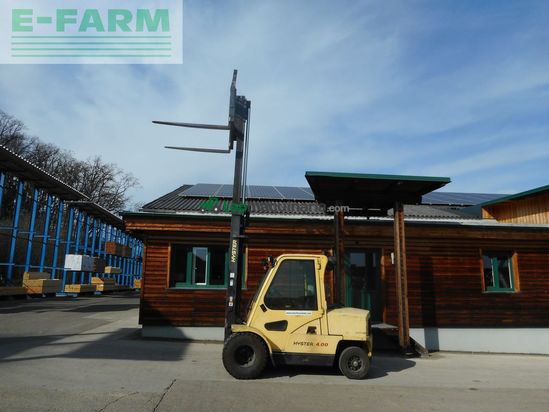 Elevadora - Hyster - h4.00xm-6 mit zwillingsreifen u. ss + zv + kabin